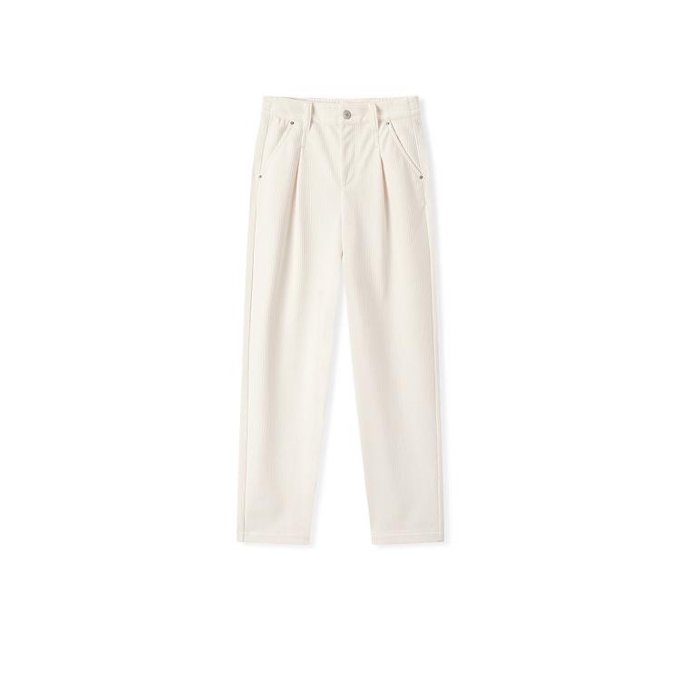 森马 锥形休闲裤女气质通勤松紧腰显瘦显腿长锥形裤舒适百搭春季休闲裤