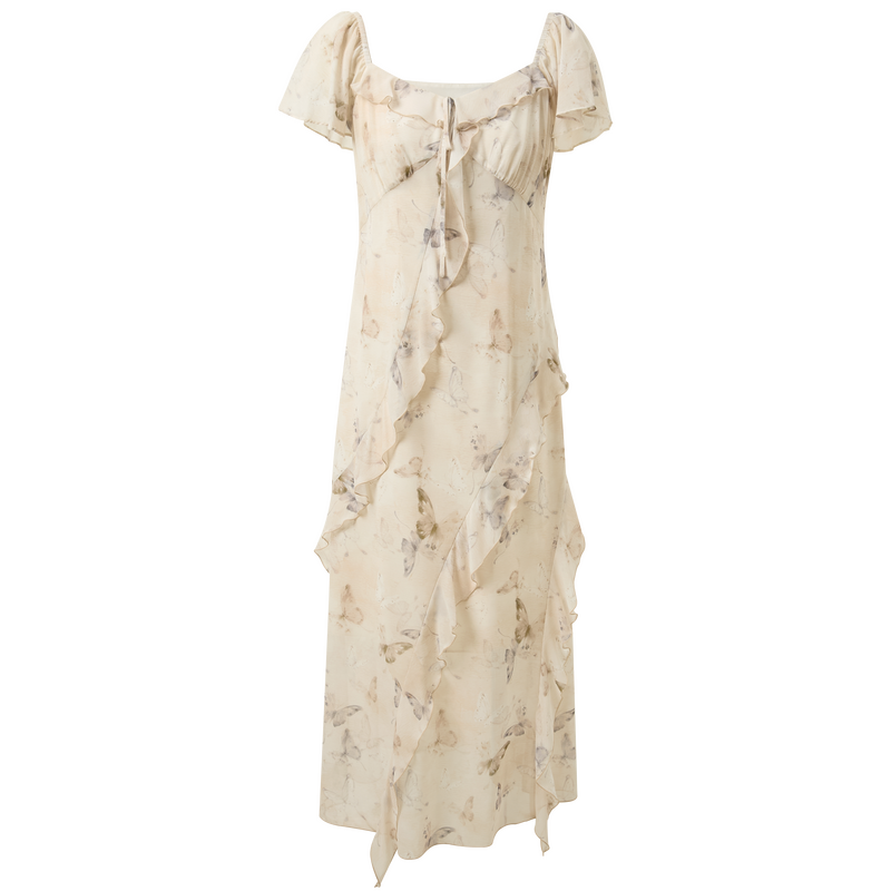 ���� ľ���ߺ�Ҷ�����ӡ��ѩ������ȹ��ڳ�ȹM150Ԫ����V��Ա�ۣ����׵����۸���ͣ�