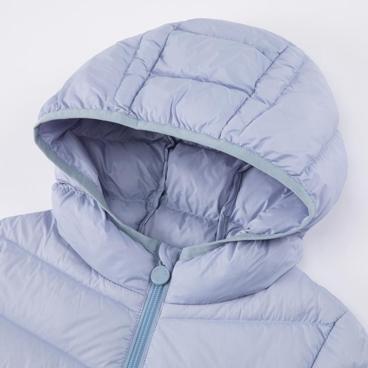 笛莎 【三防轻薄排骨羽绒服】女童冬中小童幼童外套校服神器拜年服