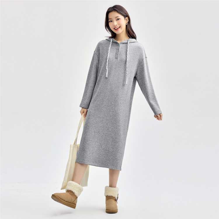 ����ū �ﶬʱ��˫ɫ������֯�������г�����ñ��������ȹŮ�� 79Ԫ