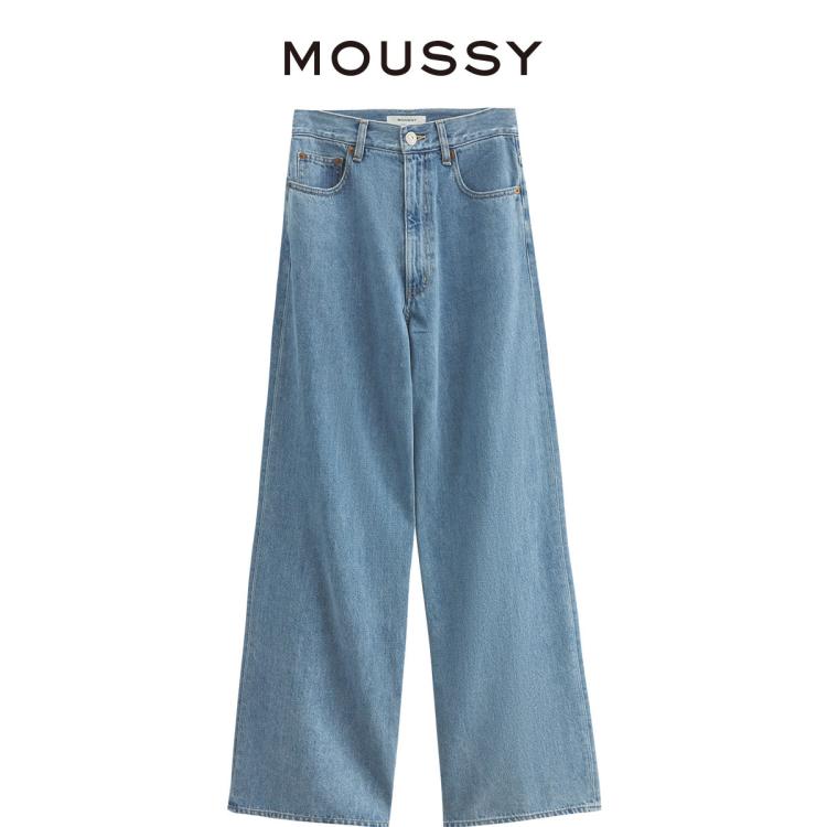 MOUSSY MOUSSY 秋季新品休闲丹宁风牛仔裤010HSA11-2311 6921173867459658840