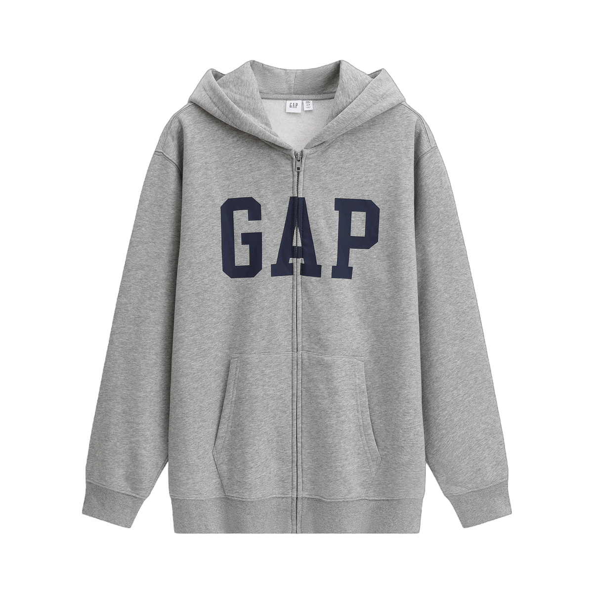 盖璞 Gap男女装2025秋季款logo印花抓绒宽松拉链连帽衫卫衣786901 179元