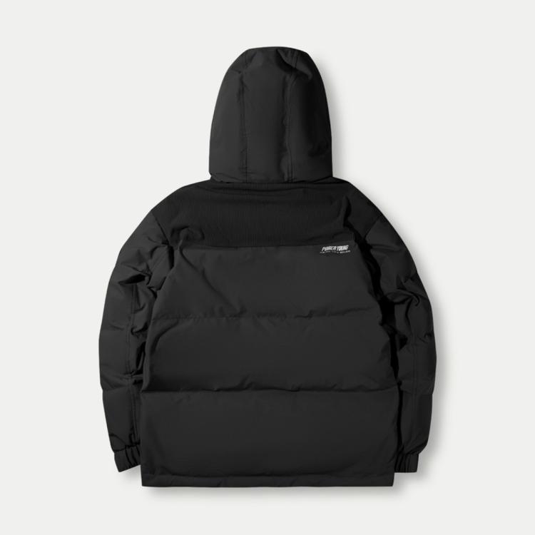 海澜之家 【防钻绒防风】冬季蓬松白鸭绒连帽面包服男士羽绒服