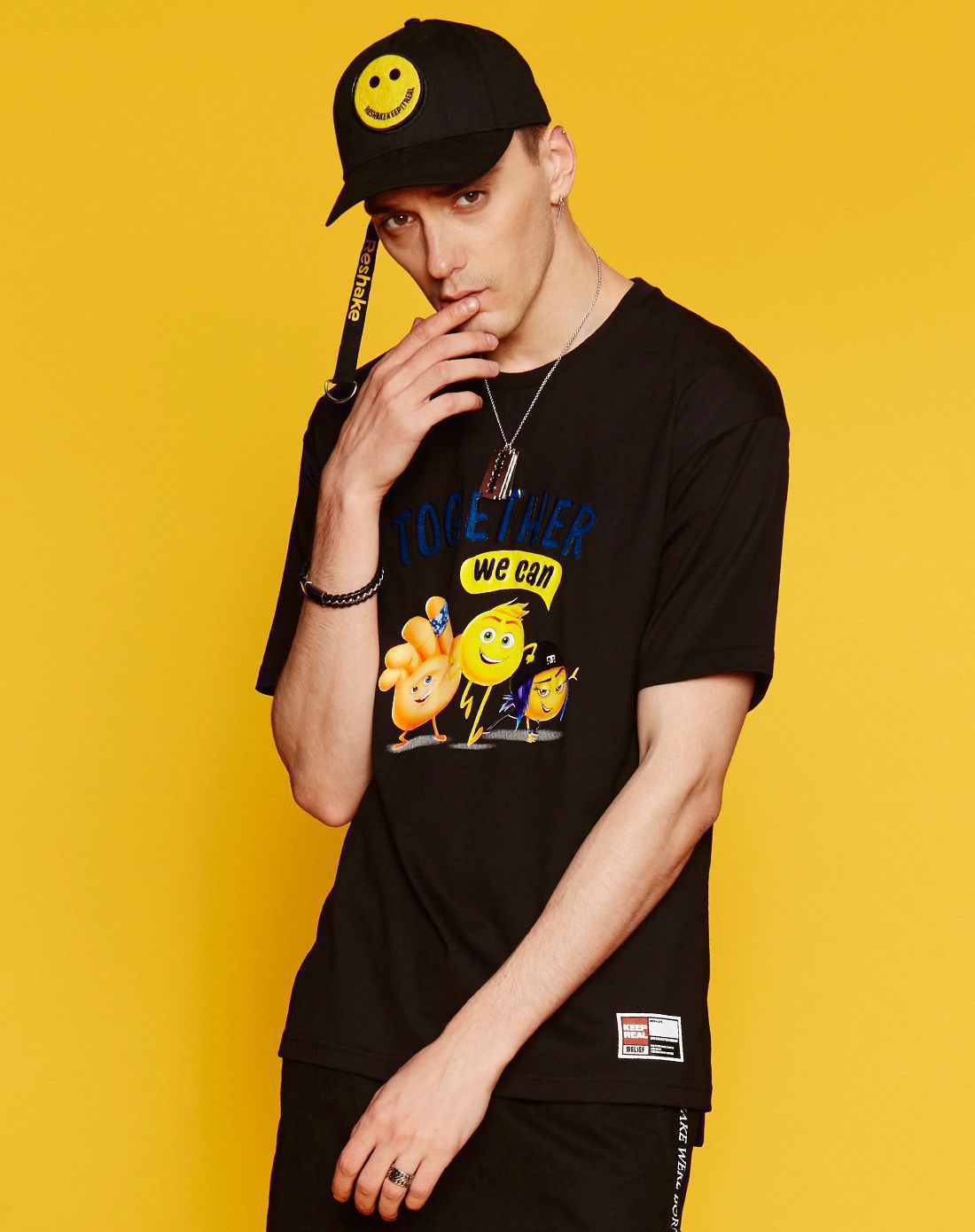 马克华菲潮牌reshake【emoji跨界合作款】潮流短袖t恤317201028220311