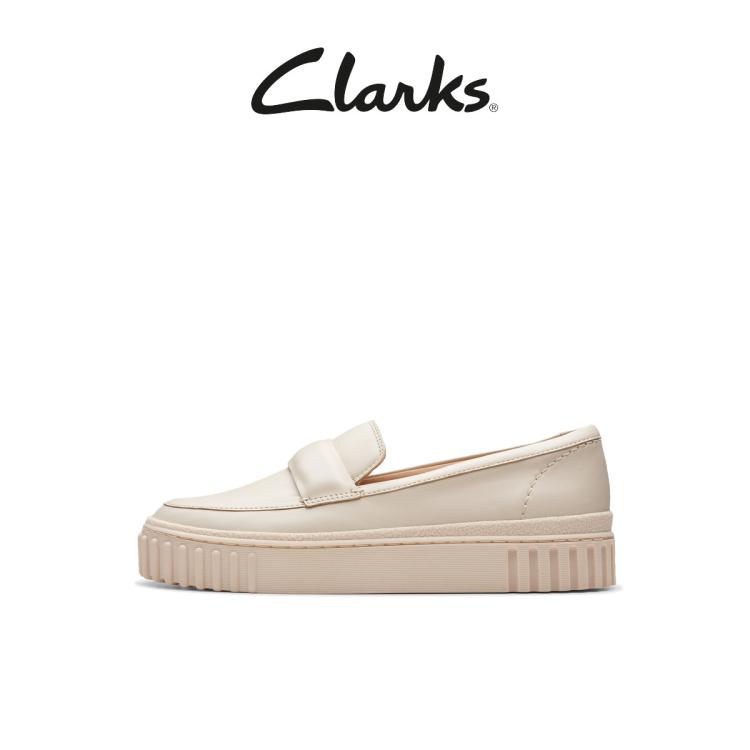 Clarks 【专柜同款】其乐街头系列女鞋英伦风圆头厚底乐福饼干鞋