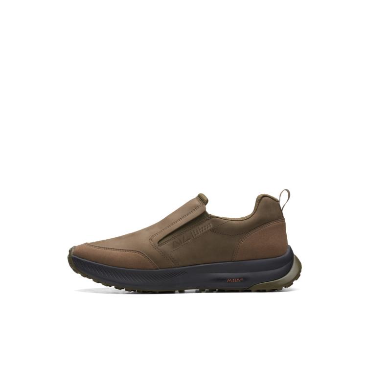 Clarks 其乐男鞋城市户外系列减震耐磨透气一脚套徒步鞋 In Brown