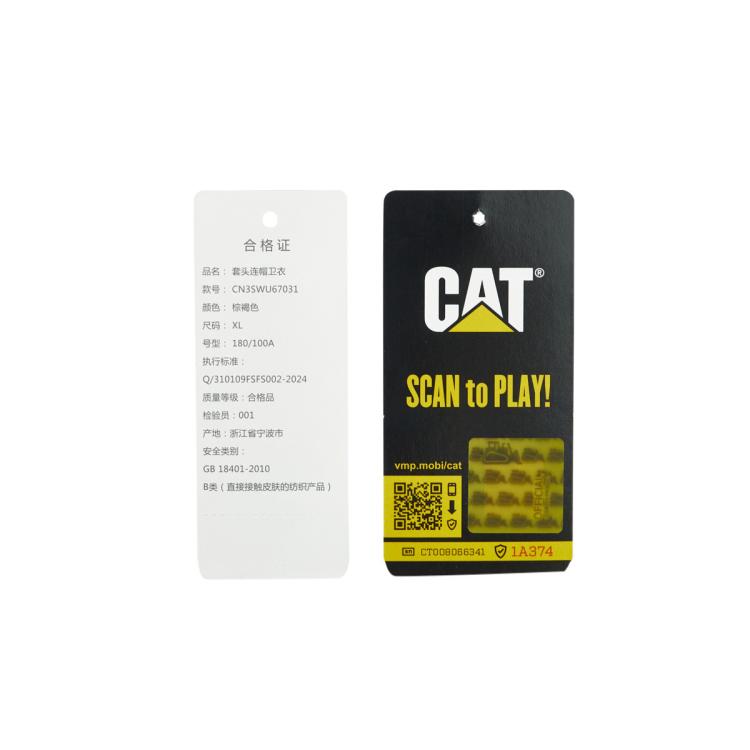 CAT CAT 【高弹棉感面料】CAT秋冬24款男士户外插肩袖连帽套头卫衣