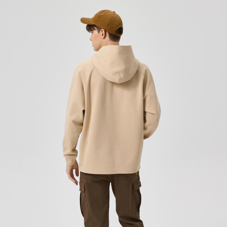 CAT CAT 【高弹棉感面料】CAT秋冬24款男士户外插肩袖连帽套头卫衣