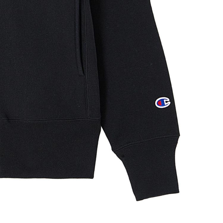 CHAMPION Champion 【品牌直营】秋冬小Clogo开衫圆领卫衣外套男加绒保暖休闲