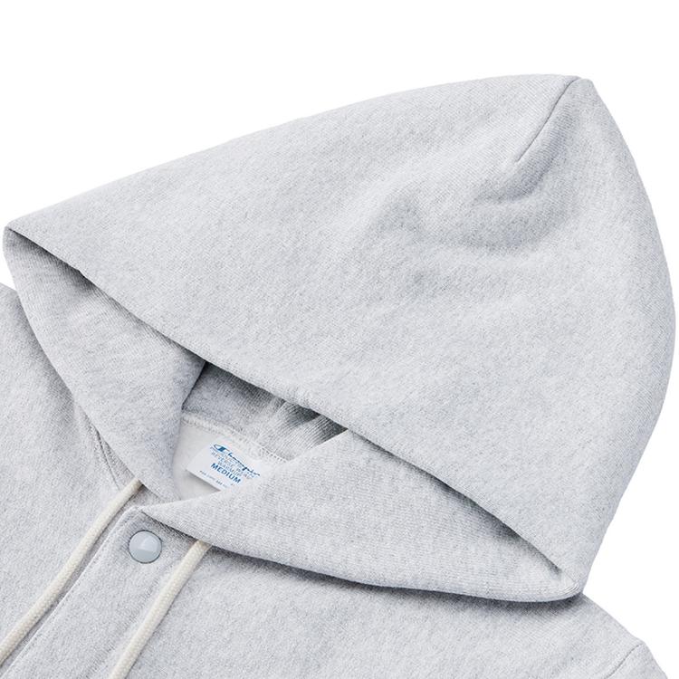 CHAMPION Champion 【品牌直营】秋冬男士小Clogo开衫连帽卫衣休闲外套抓绒保暖