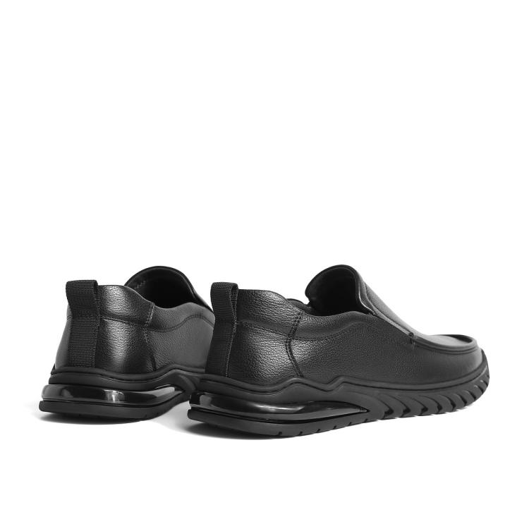 BELLE 【品质爆款】百丽男鞋轻便舒适真皮商务鞋秋牛皮革套脚休闲皮鞋