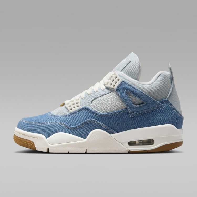 Jordan 【AJ4】牛仔布复古休闲日常百搭女子篮球鞋