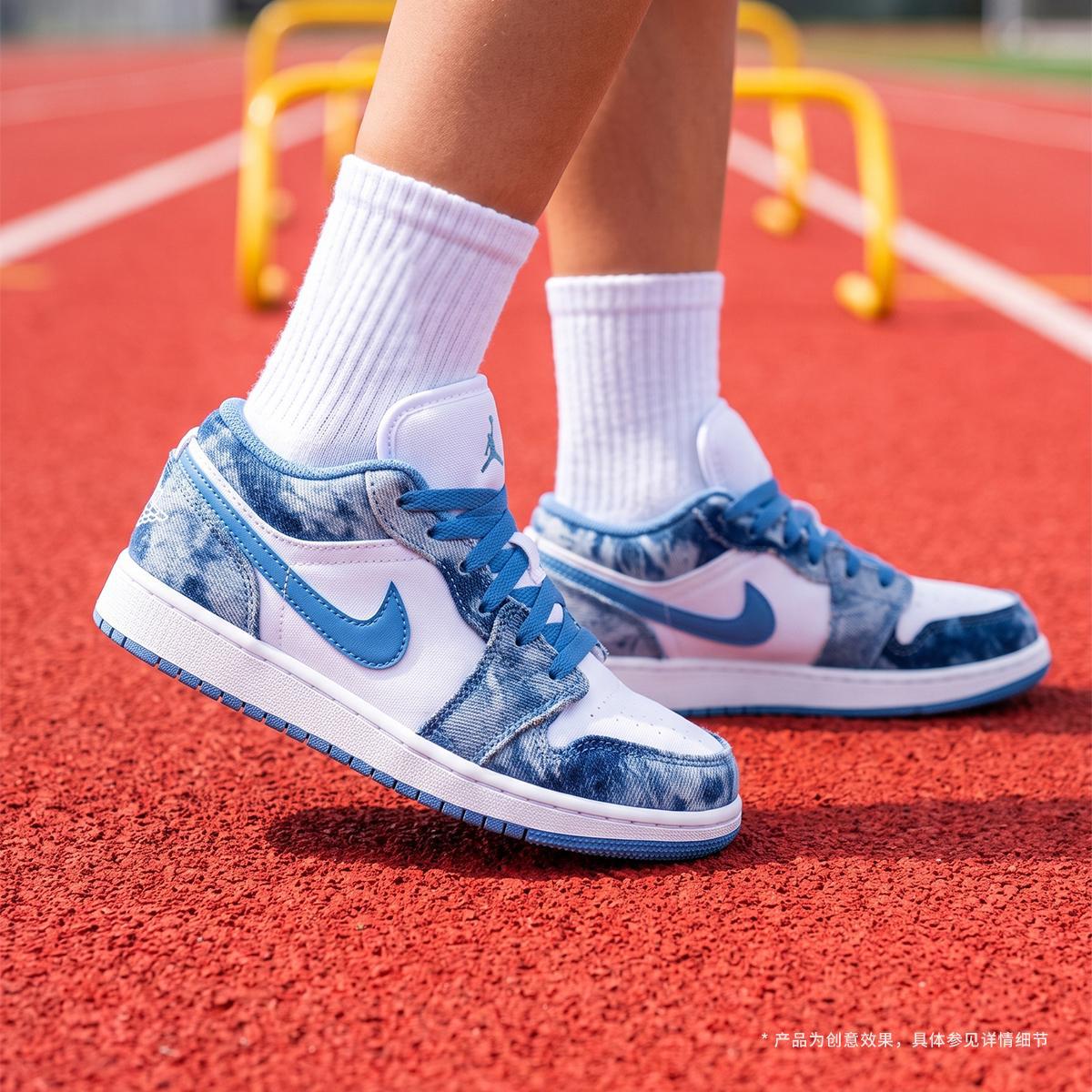 Jordan AIR JORDAN 1 渲染休闲 儿童大童运动休闲鞋
