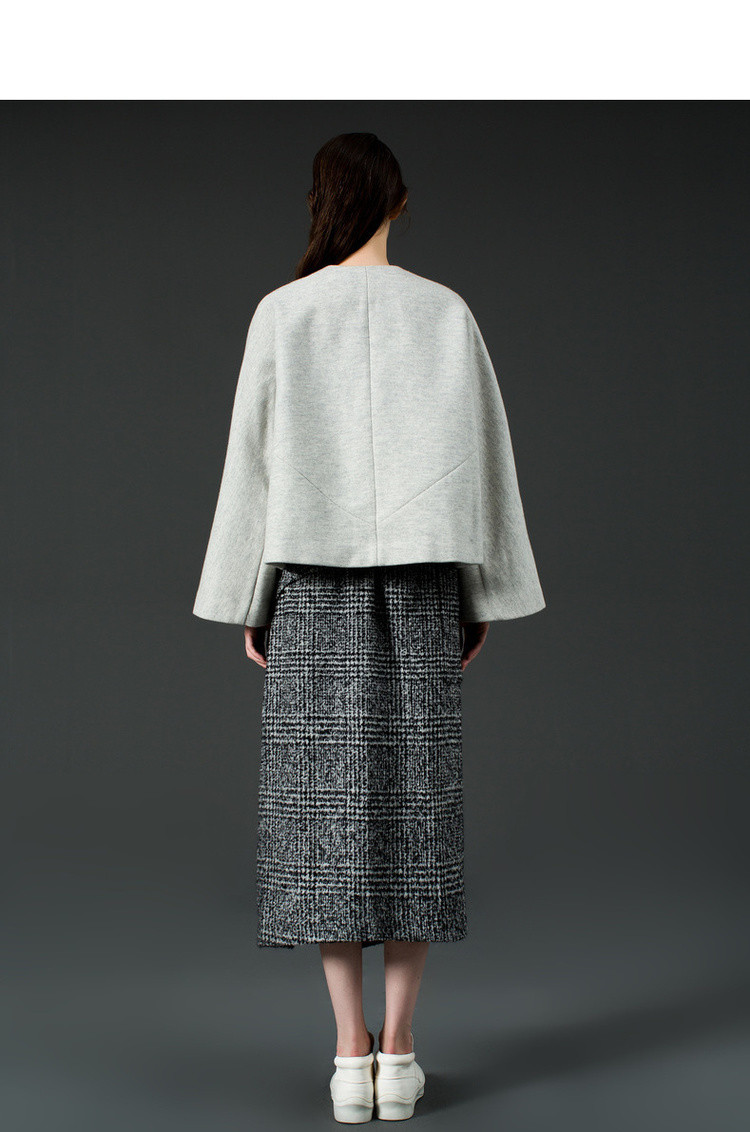 朱崇恽新款玛丝菲尔前叠式外套