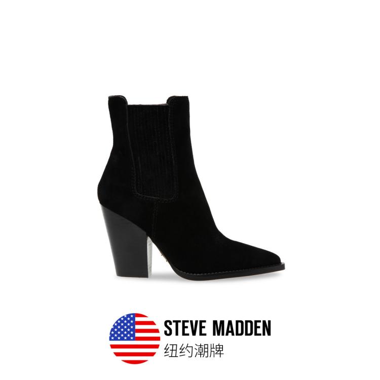 Steve Madden 思美登2023秋冬新款尖头复古时装短靴high Roller In Multi