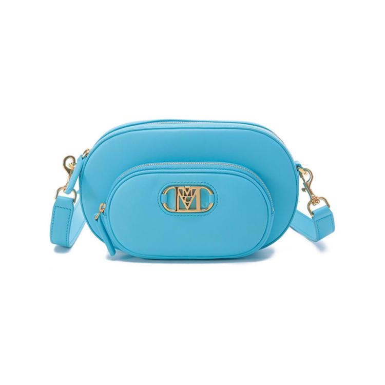 Mcm 女士mode Travia迷你单肩斜挎包 Mwrdsld02 In Blue