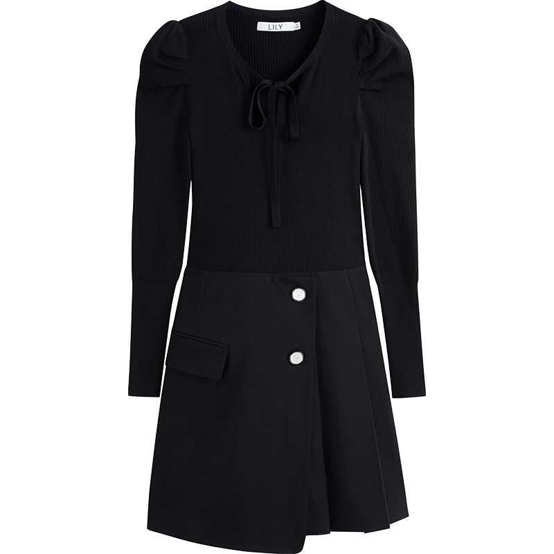 LILY ���̳�ͬ��������Գ�������֯����ȹС��ȹ 141Ԫ