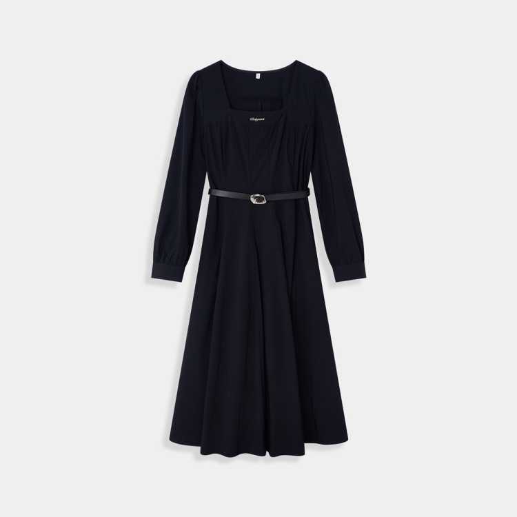 ������ 2025�＾��ʽ�������ʷ���ŷ��䴿ɫ���³�ȹ ���� 93.92Ԫ