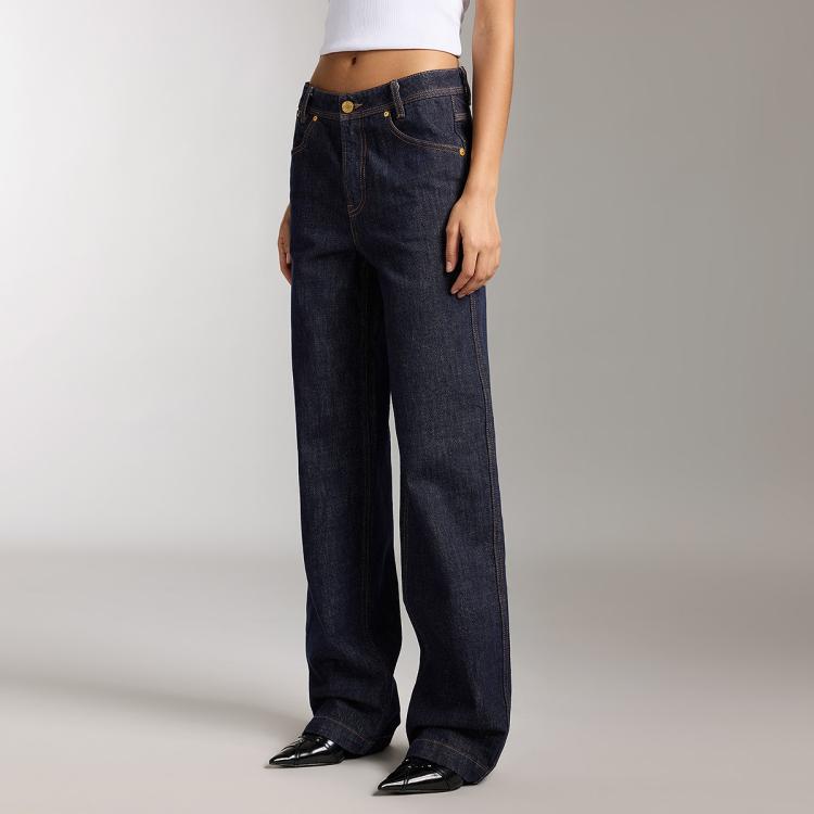 MISS SIXTY Miss Sixty 2024秋款牛仔裤女复古水洗显瘦直筒裤设计感