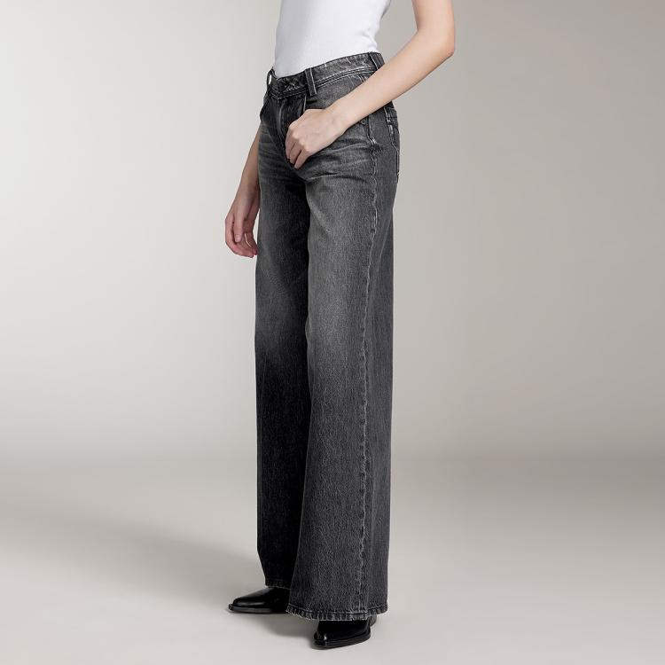 MISS SIXTY Miss Sixty 进口棉系列 2024秋款牛仔裤女复古宽松阔腿长裤