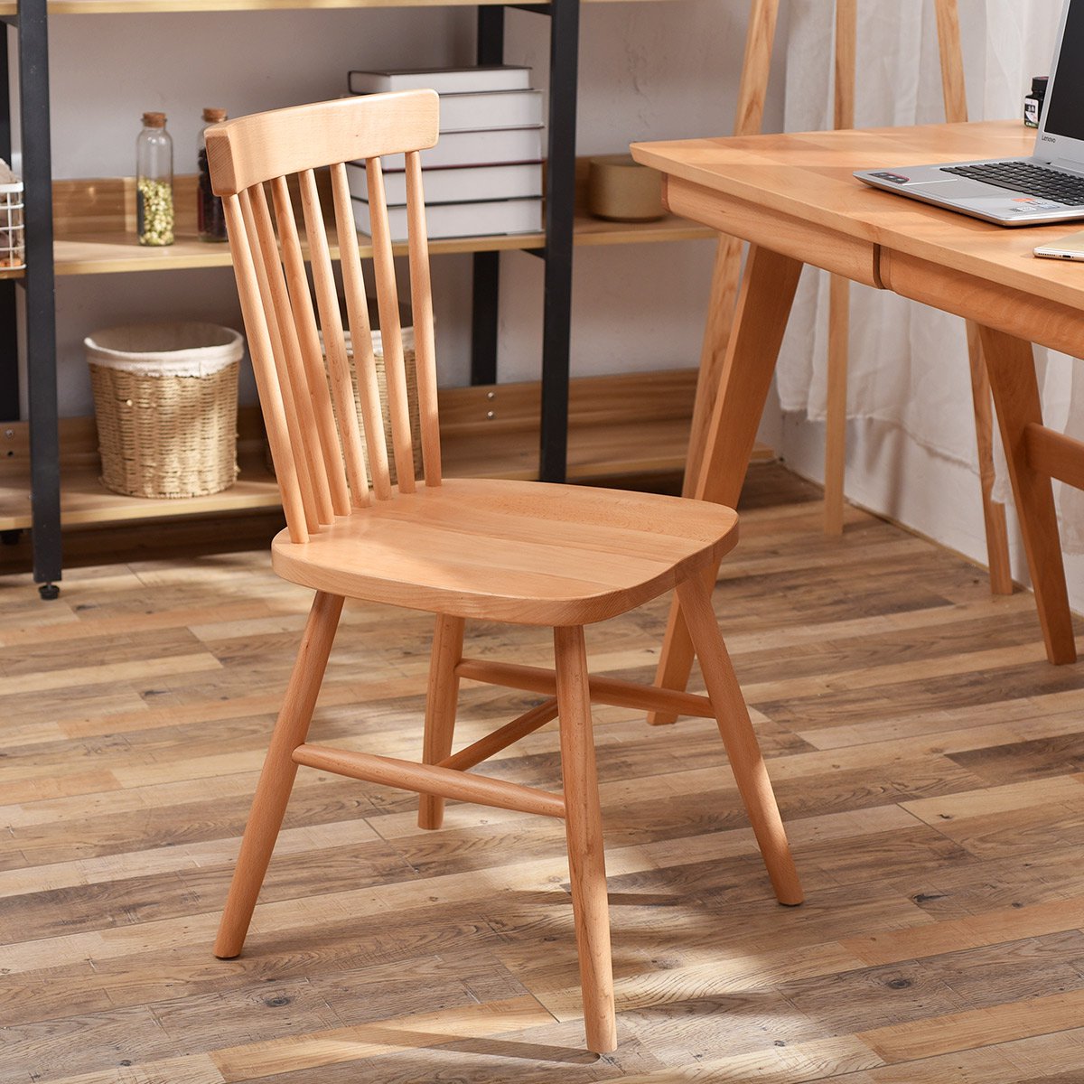 宜家北欧椅子餐椅实木现代简约成人书桌椅学习椅组合套装餐桌椅家用