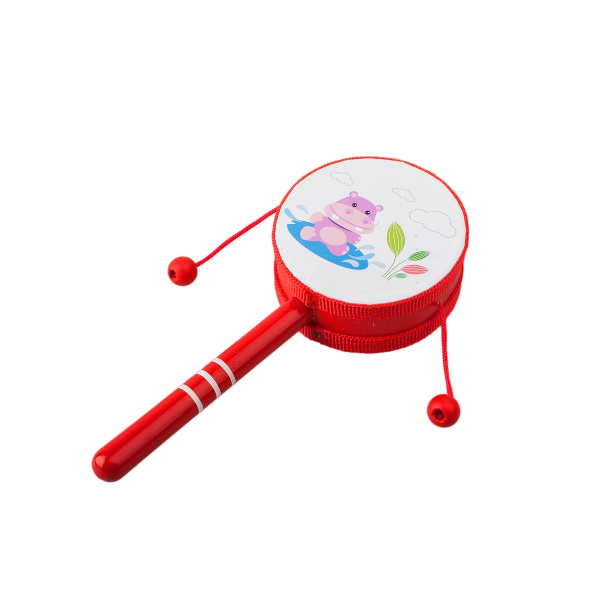 卡木灵低幼宝宝音乐启蒙乐感培养木质拨浪鼓益智玩具儿童婴儿音乐玩具