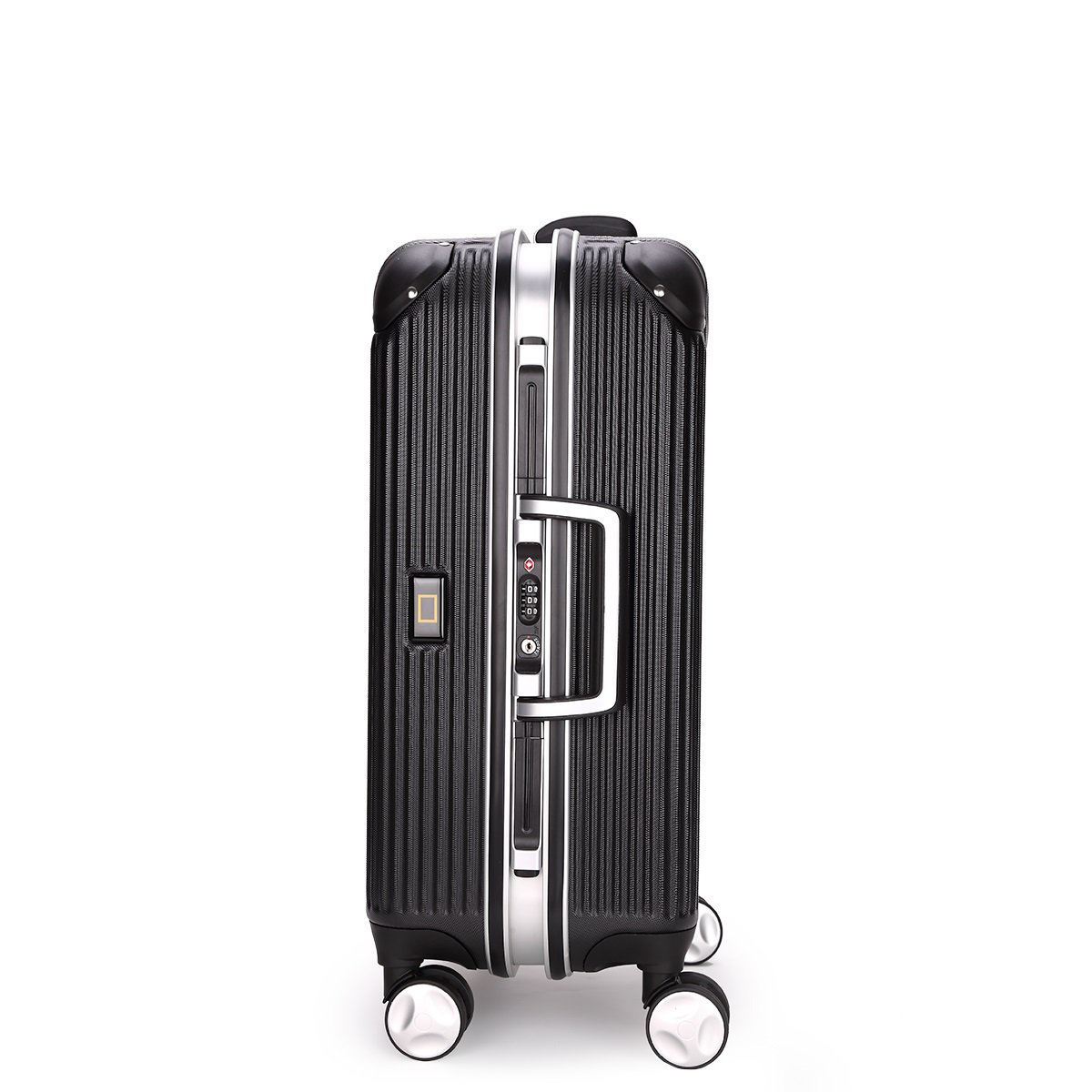 国家地理防摔抗压拉杆箱铝框箱硬箱万向轮皮箱登机箱男女士托运箱密码