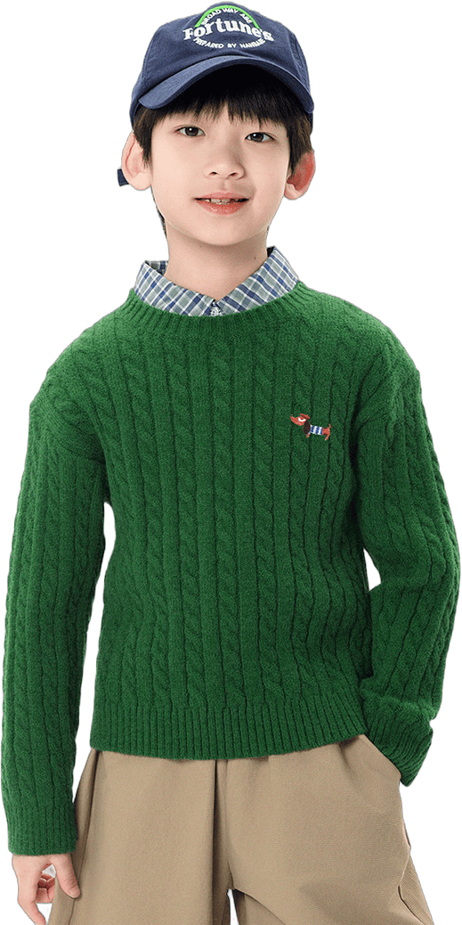 GXG.KIDS �ﶬ��ͯ�黨ë����֯�� ��Ůͯ����Բ����ͷ ��ͯ�� 79Ԫ