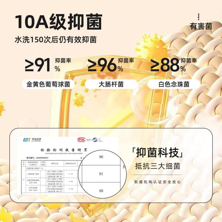 都市丽人 【A类婴儿棉10A抑菌糖果色】女士内裤大码中腰100%纯棉裆