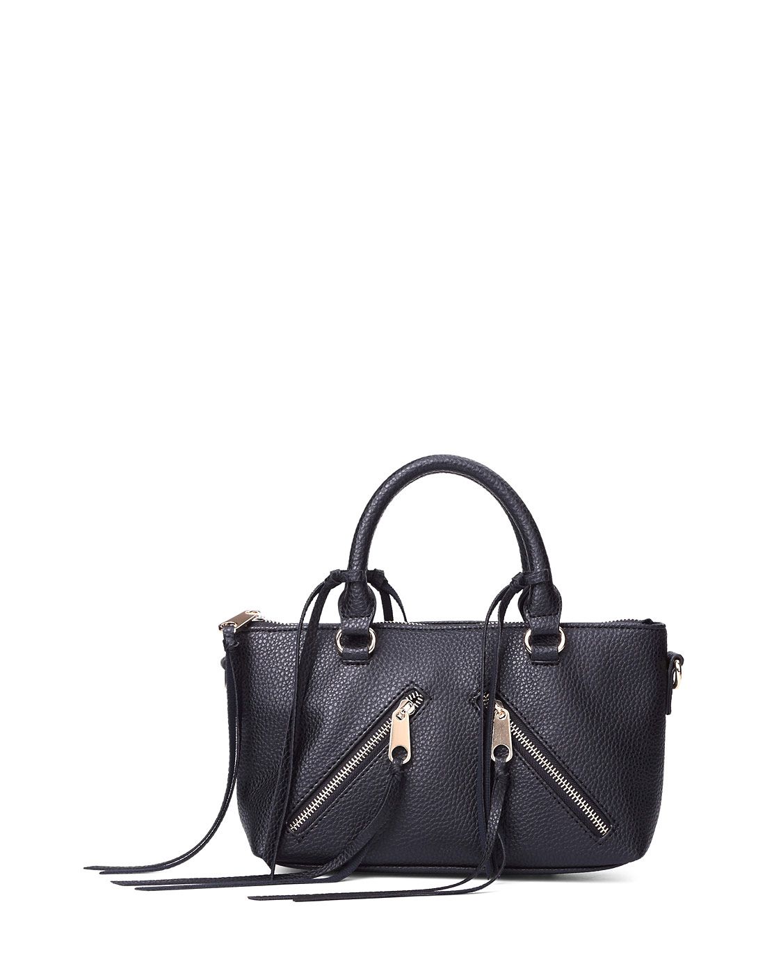 卡洛黛茜coraldaisy皮具专场女款黑色时尚流苏手提斜挎包ssdb422301