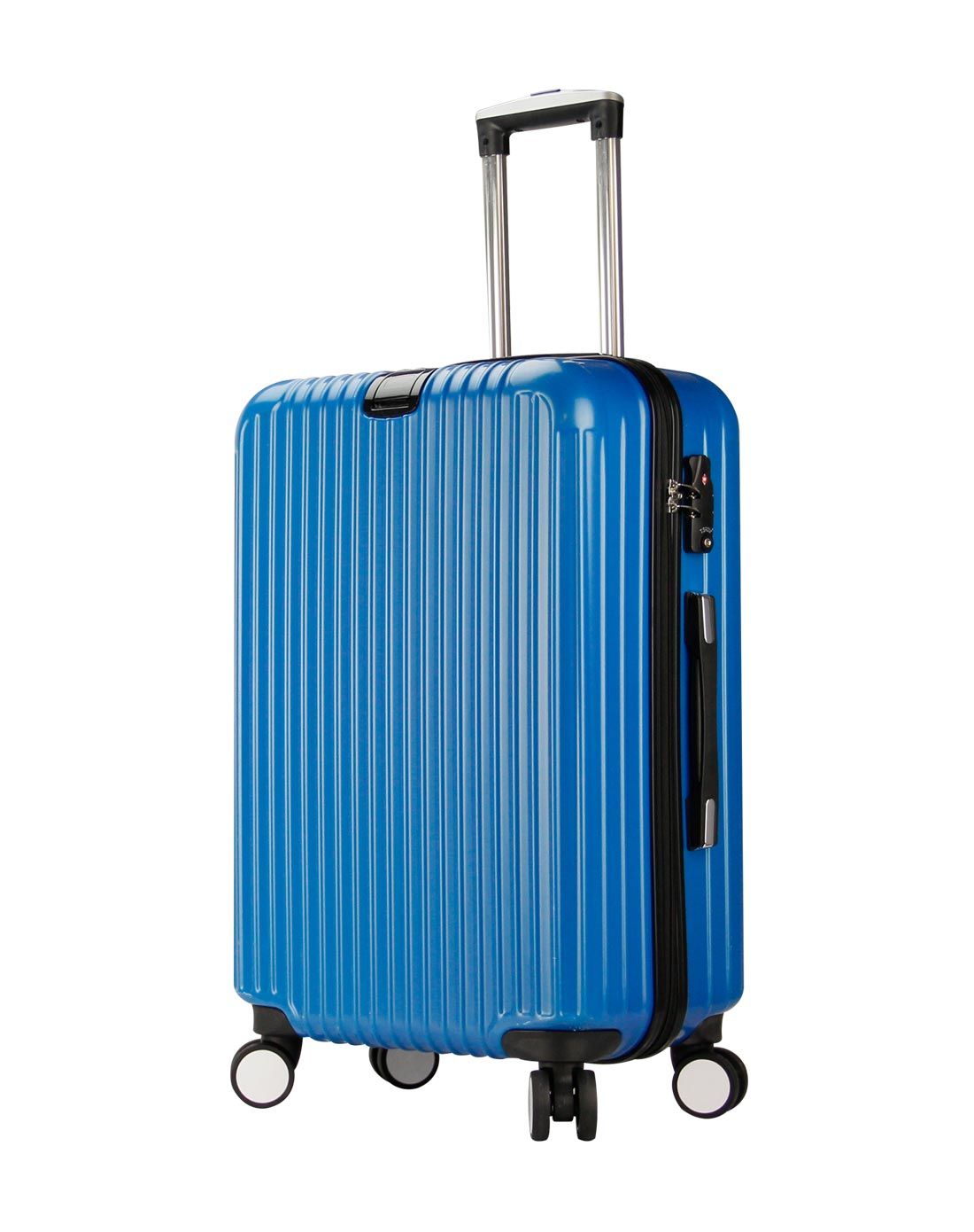 trablog明星款镜面天蓝色拉杆箱24寸