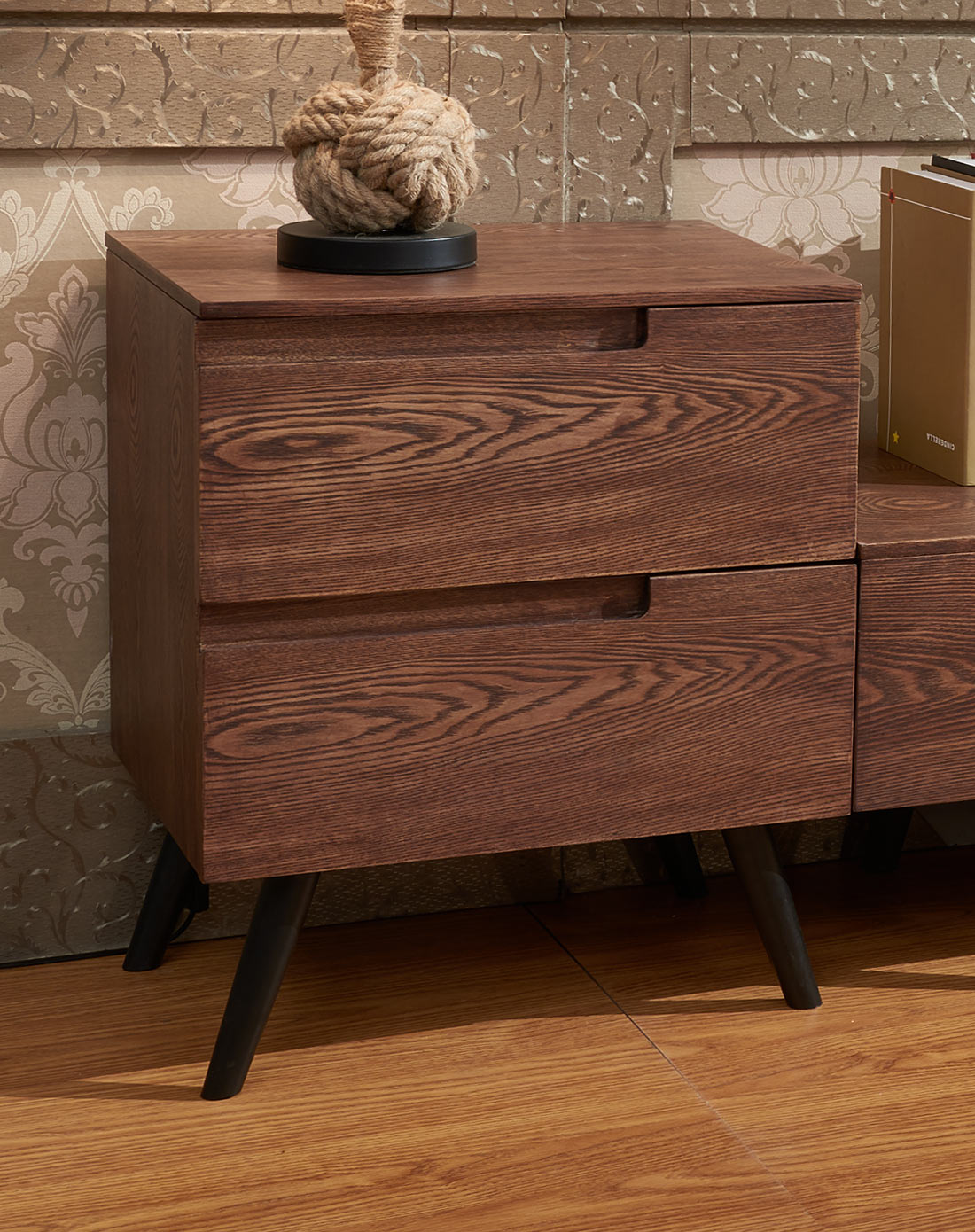 现代中式水曲柳木二斗柜28