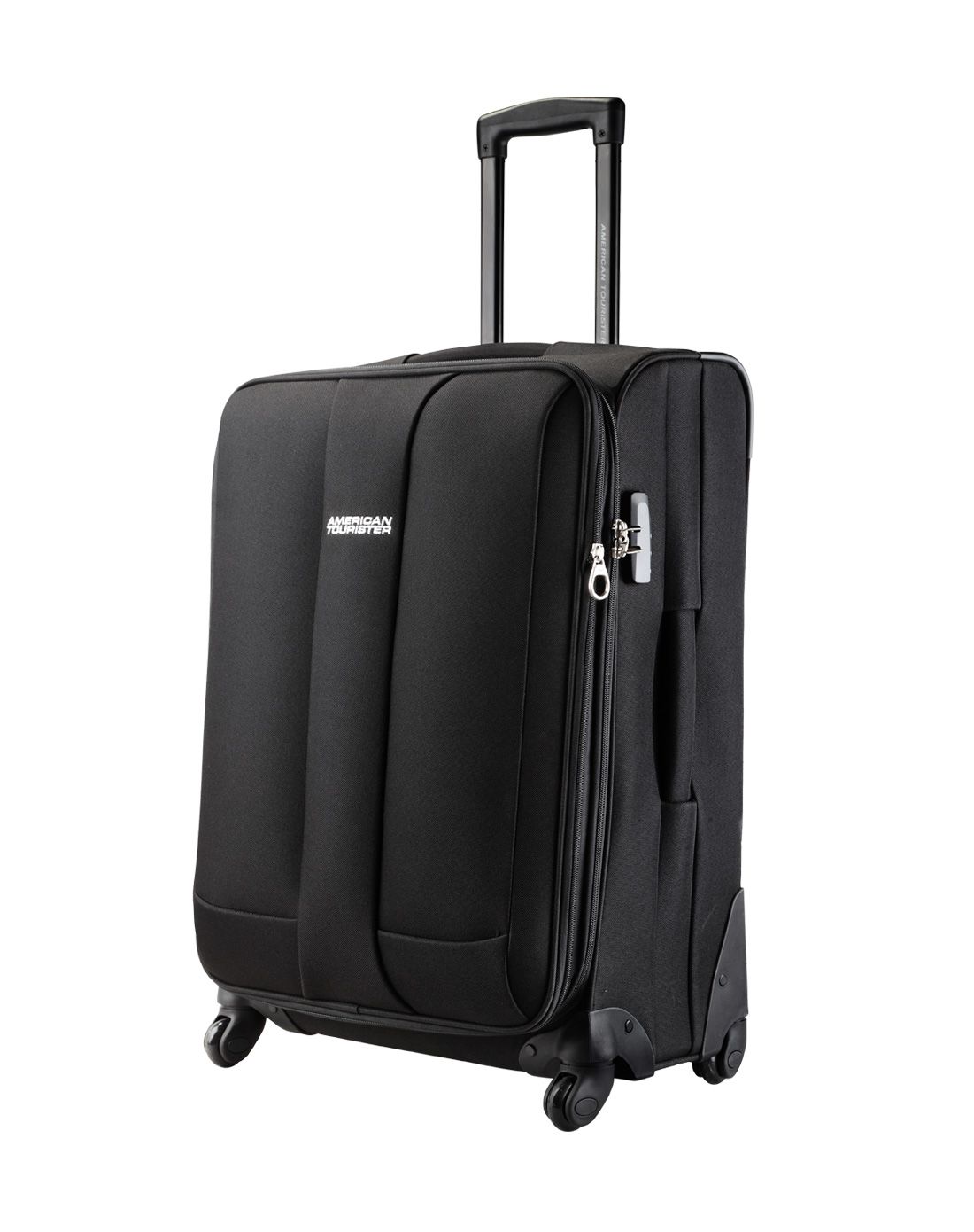 美旅3年全球质保24寸黑色拉杆箱