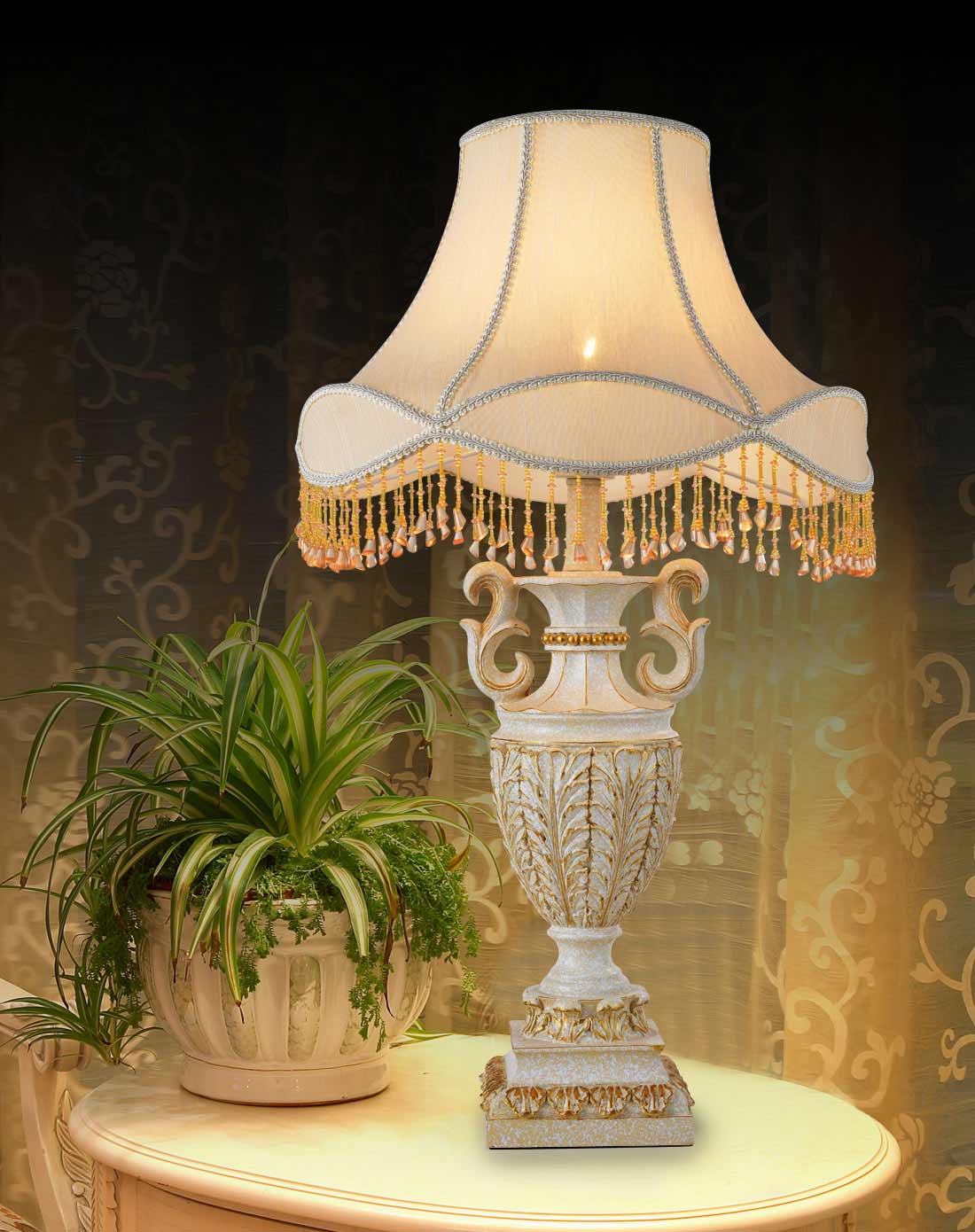 单头宫廷复古欧式台灯 3-5平
