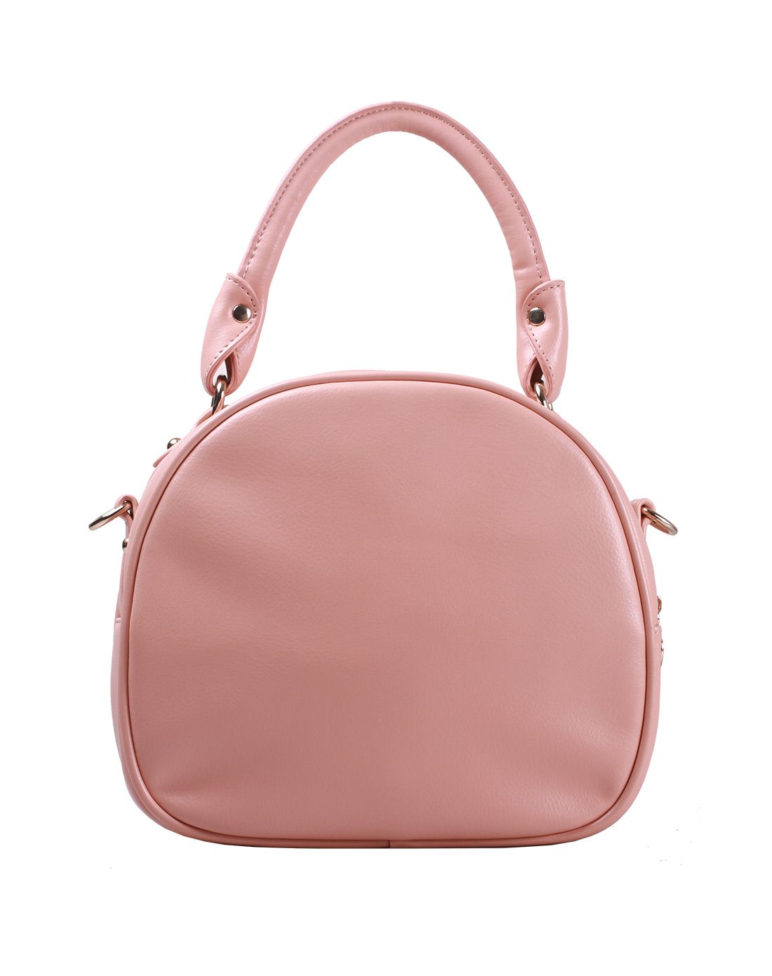 卡文女款粉色人造革包包