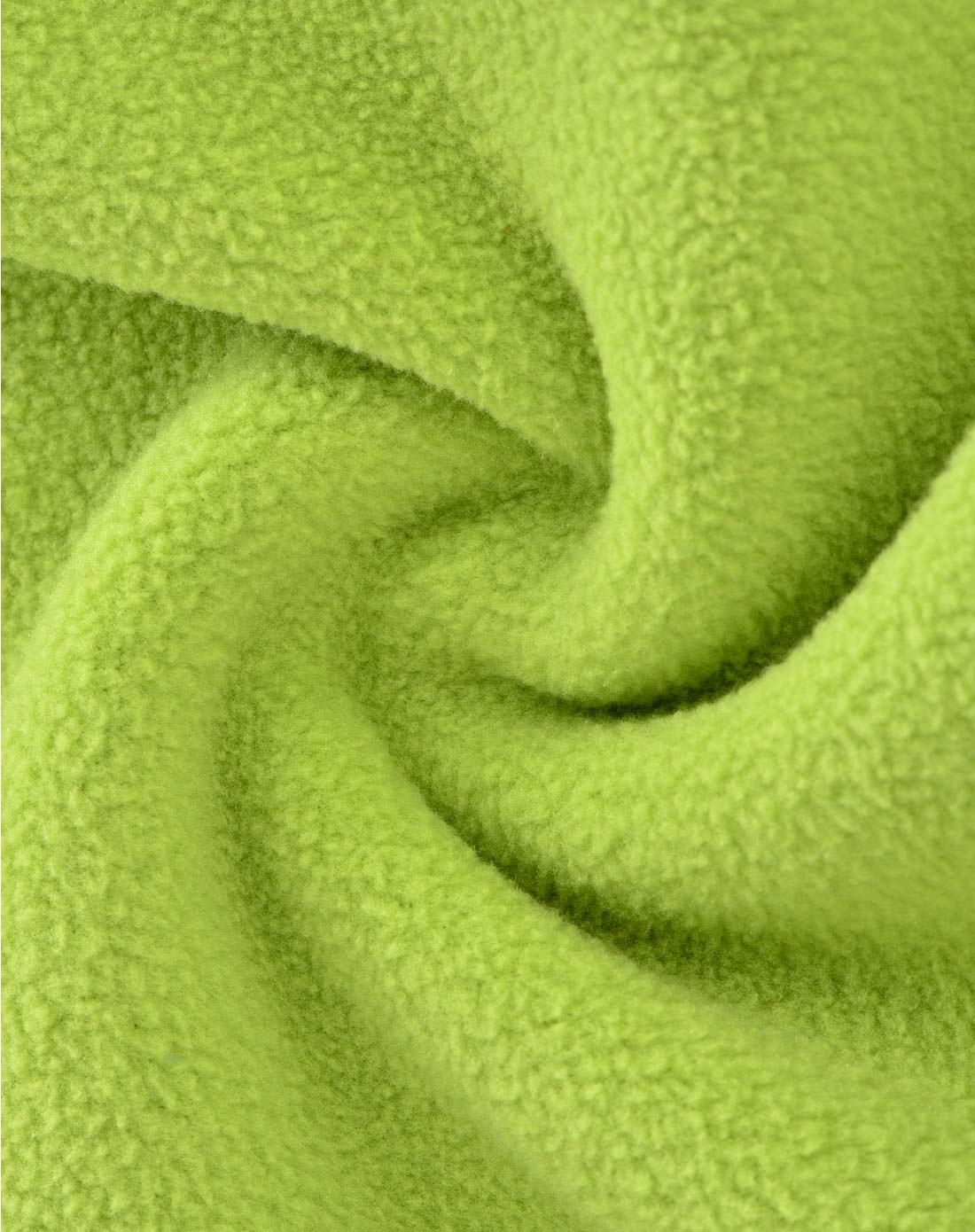 女款莱姆绿抓绒衣 sbs拉链领贴设计