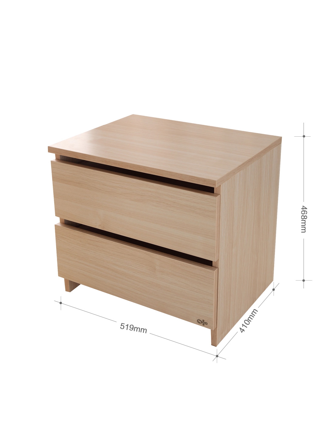 恩嘉依家具木纹床头柜90000000003539_唯品会