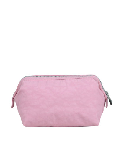 女款时尚休闲深粉紫纯色手拿包