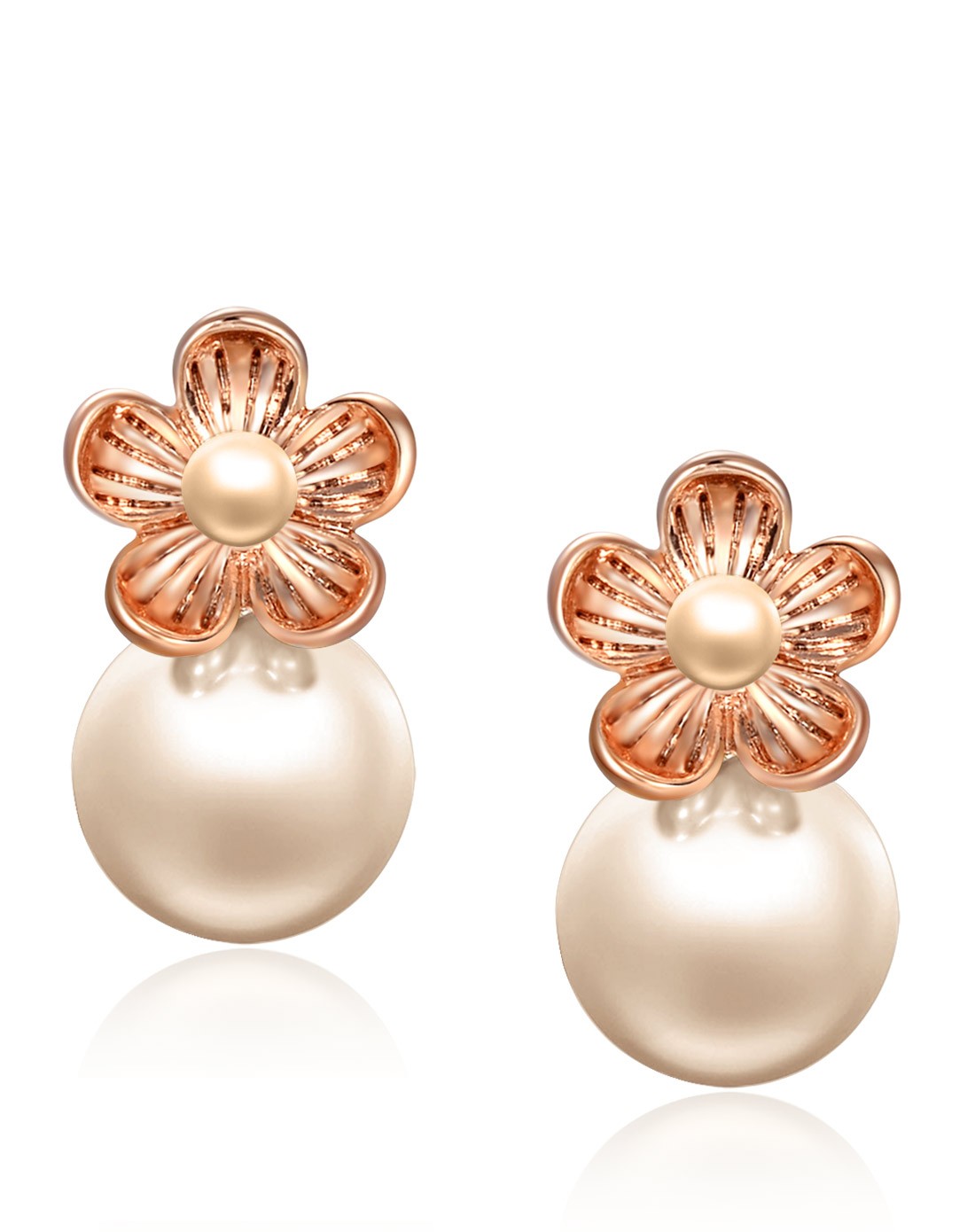 时尚大气伯爵之花耳环