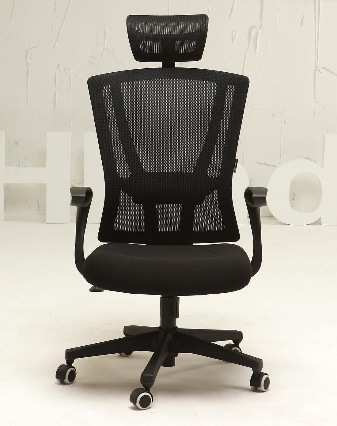 休闲家居网布电脑椅 可升降头枕 标准版