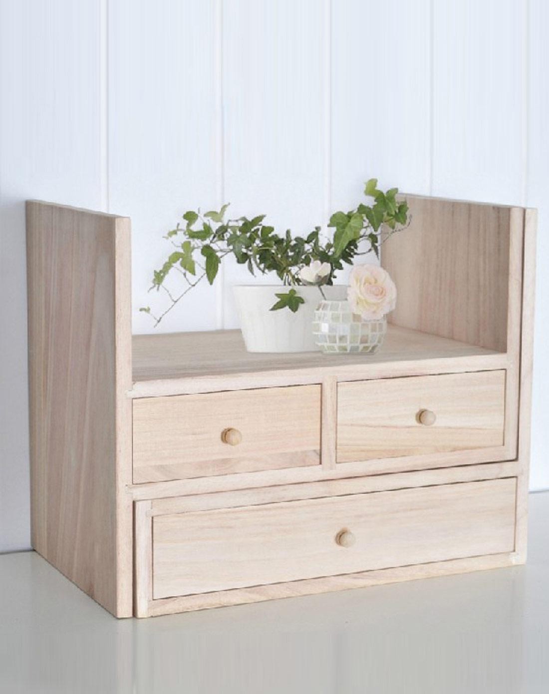 家逸家具专场【出口日韩原装】桐木 实木无漆环保几何书架整装【送货