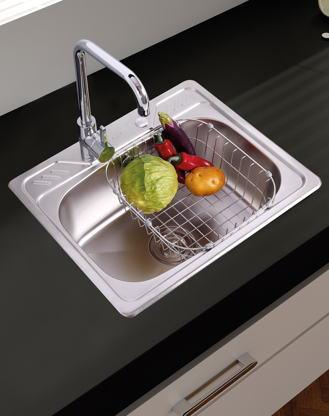 厨房手工水槽单槽套餐