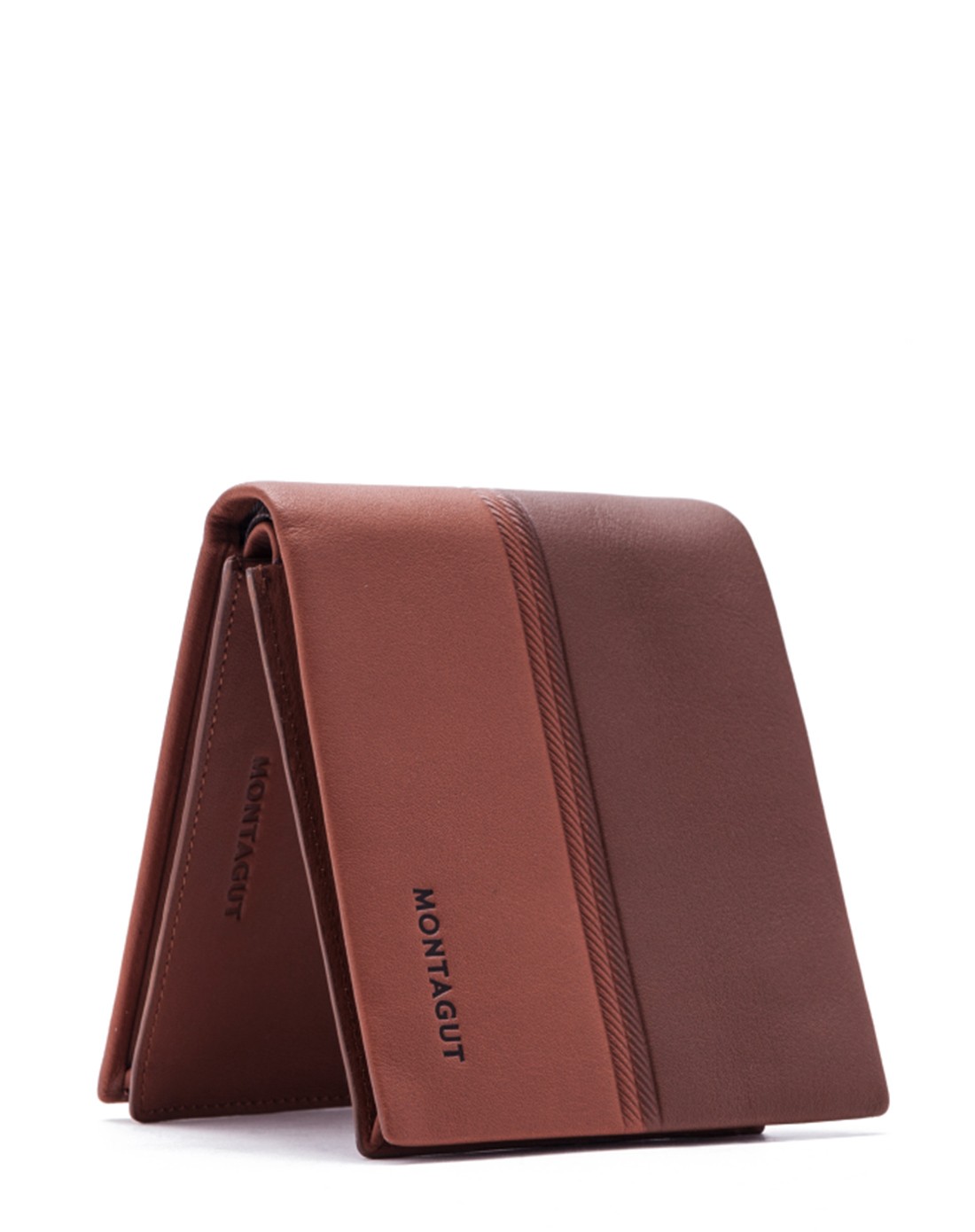 男款啡色牛皮单包