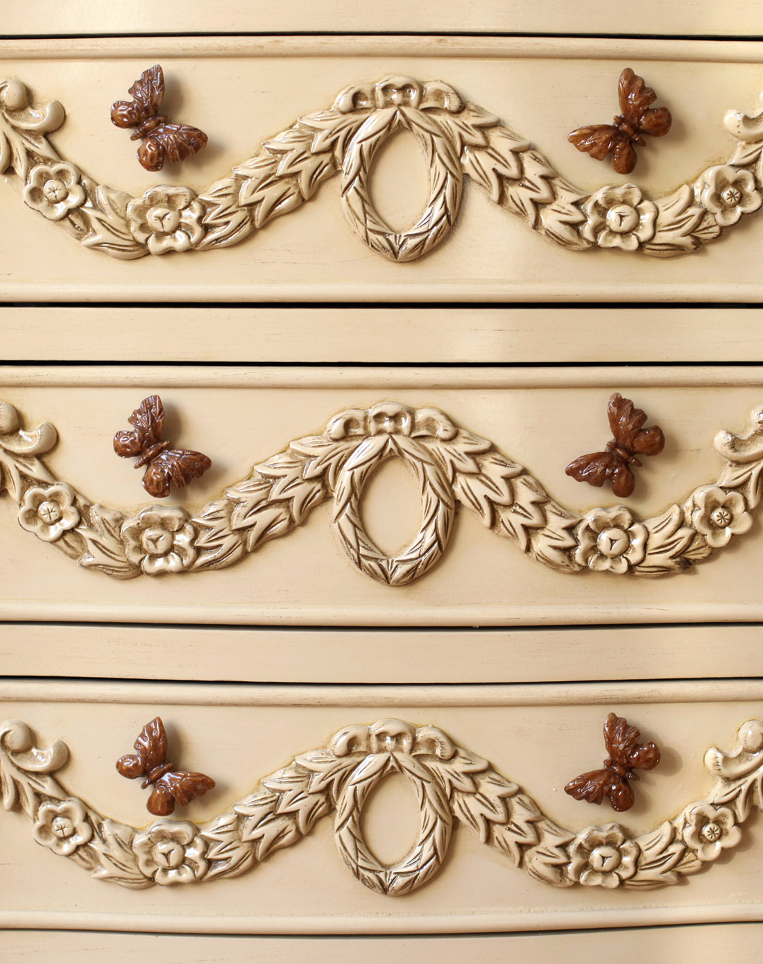 欧式维多利亚雕花玄关柜卧室储物柜