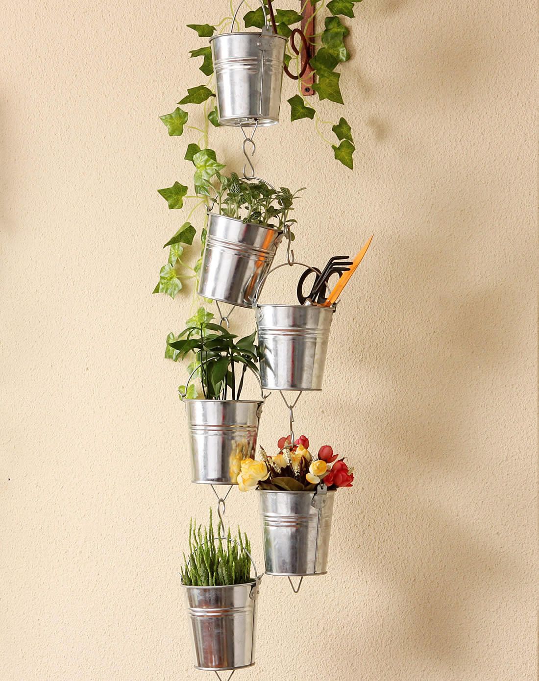 3只装原色园艺小吊桶