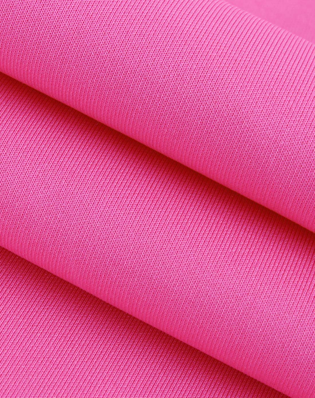 荧光玫红长袖宽松休闲街头t恤