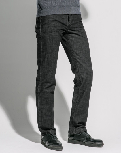 太子龙tedelon黑色水洗商务休闲直筒牛仔裤ev3pn163805_唯品会