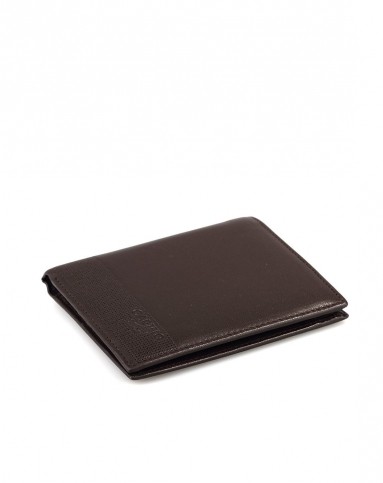 男士咖啡色头层牛皮钱包