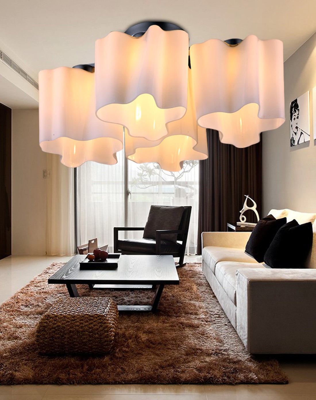 vallarta时尚灯饰专场现代简约宜家风格吸顶灯by0818-tx02_唯品会