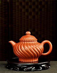 钱林娟-朱泥锦囊220ml 国家级工艺美术员